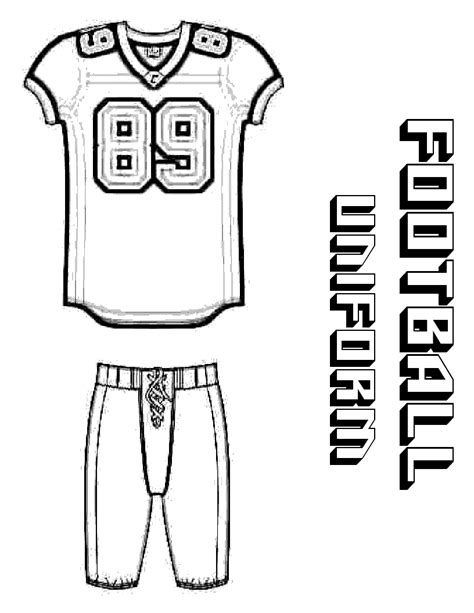 Printable Football Jersey
