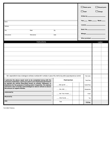 Printable Form Generator