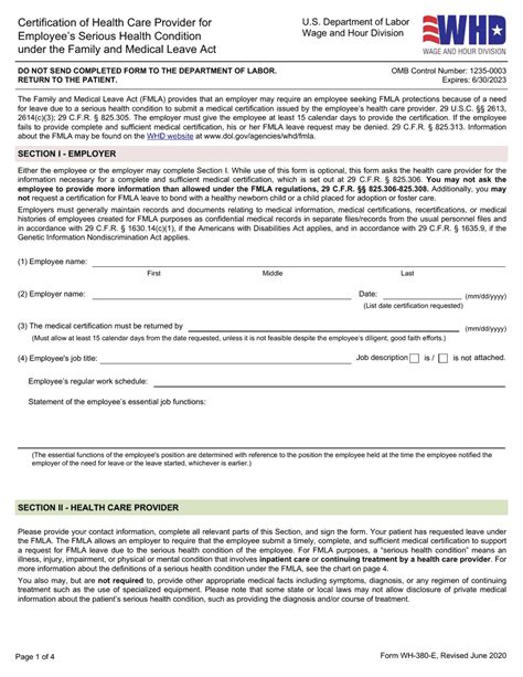 Printable Form Wh380e