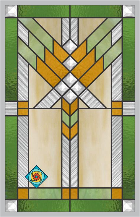 Printable Free Frank Lloyd Wright Stained Glass Patterns