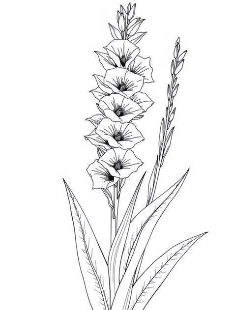 Printable Gladiolus