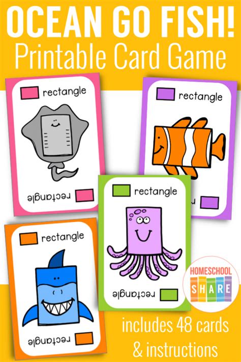 Printable Go Fish Cards