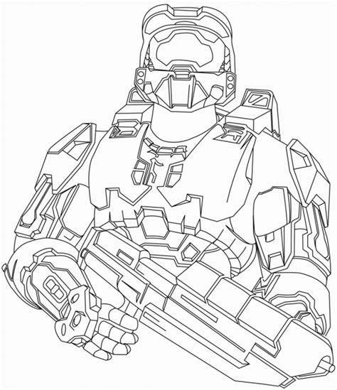 Printable Halo Coloring Pages