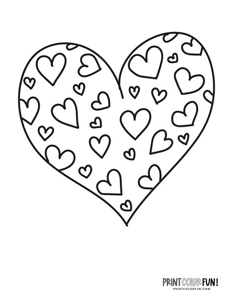 Printable Heart Coloring Page