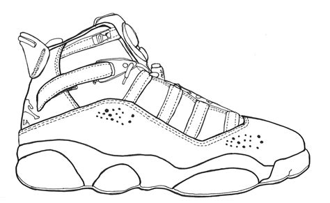 Printable Jordan Coloring Pages