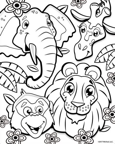 Printable Jungle Animals