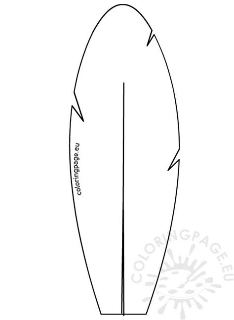 Printable Large Feather Template
