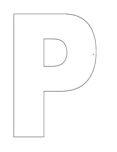 Printable Letter P
