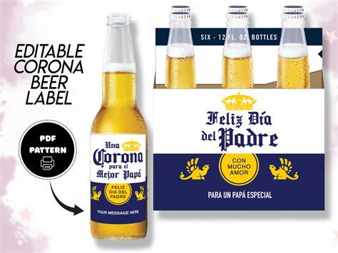 Printable Logo Corona Label