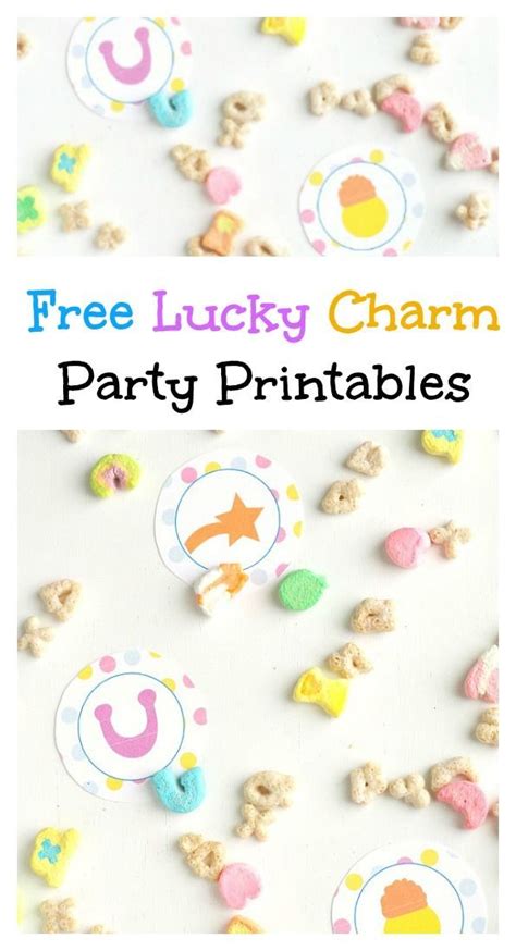 Printable Lucky Charms