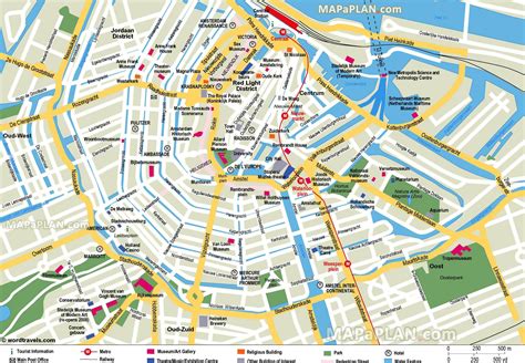 Printable Map Of Amsterdam