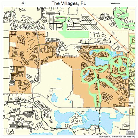 Printable Map Of The Villages Florida