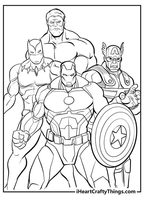 Printable Marvel Coloring Pages
