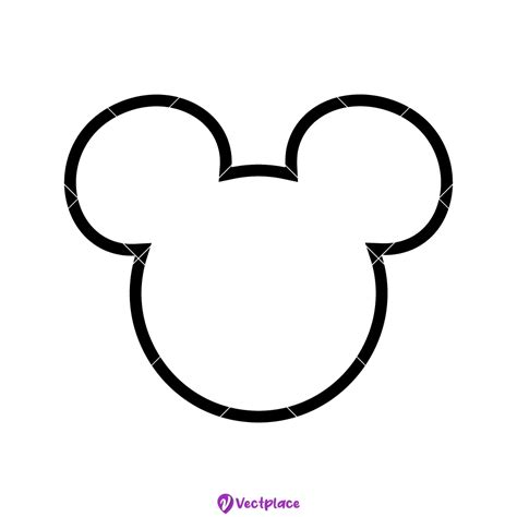 Printable Mickey Head