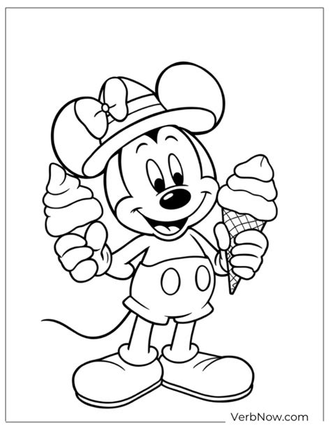 Printable Mickey Mouse Coloring Sheets