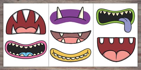 Printable Monster Teeth