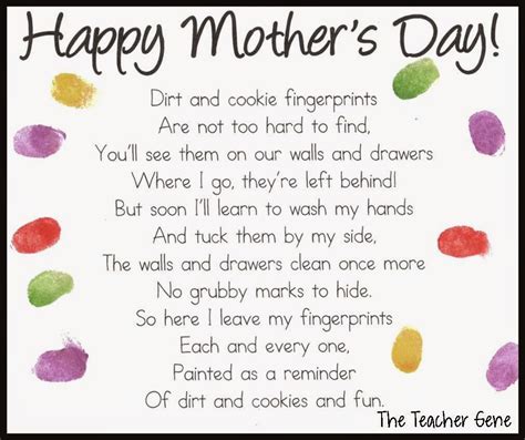 Printable Mothers Day Poems