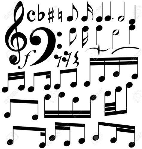 Printable Music Notes Symbols