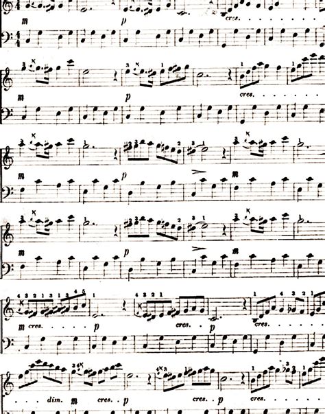 Printable Music Sheet