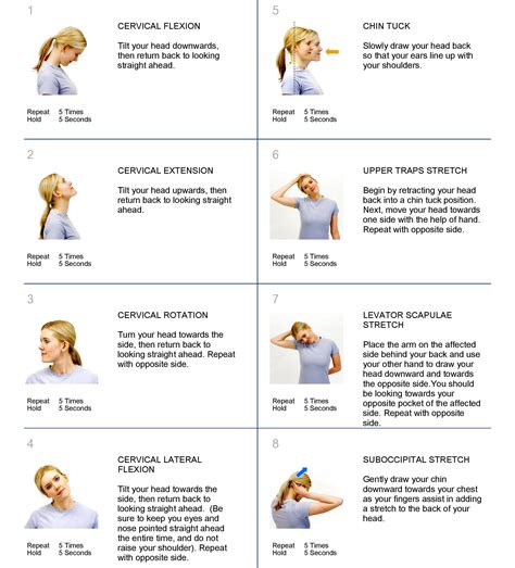 Printable Neck Stretches