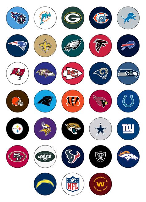 Printable Nfl Logos