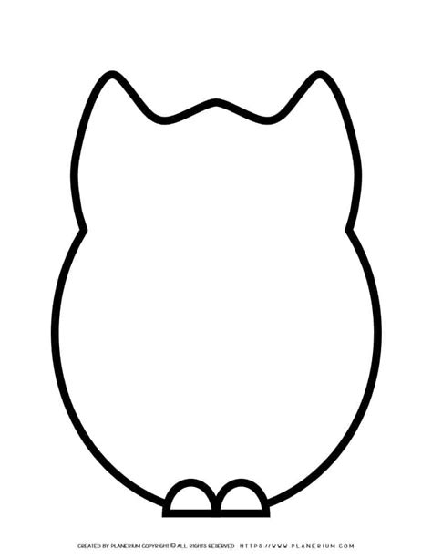 Printable Owl Template