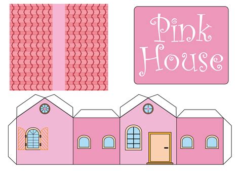 Printable Paper Doll House