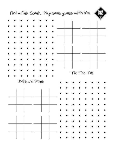 Printable Paper Games