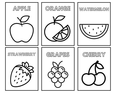 Printable Picture Of Fruits