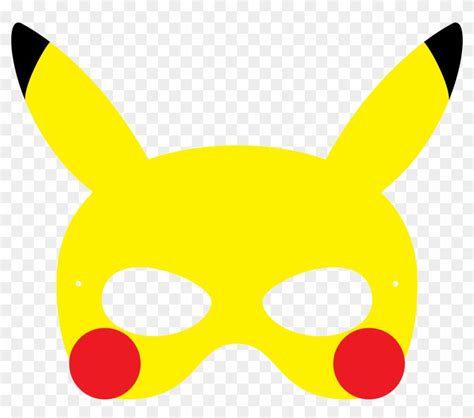 Printable Pikachu Mask