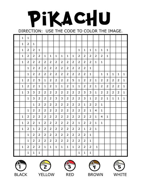 Printable Pixel Art Coloring Pages