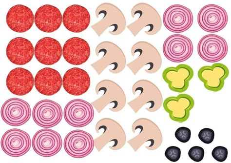 Printable Pizza Toppings