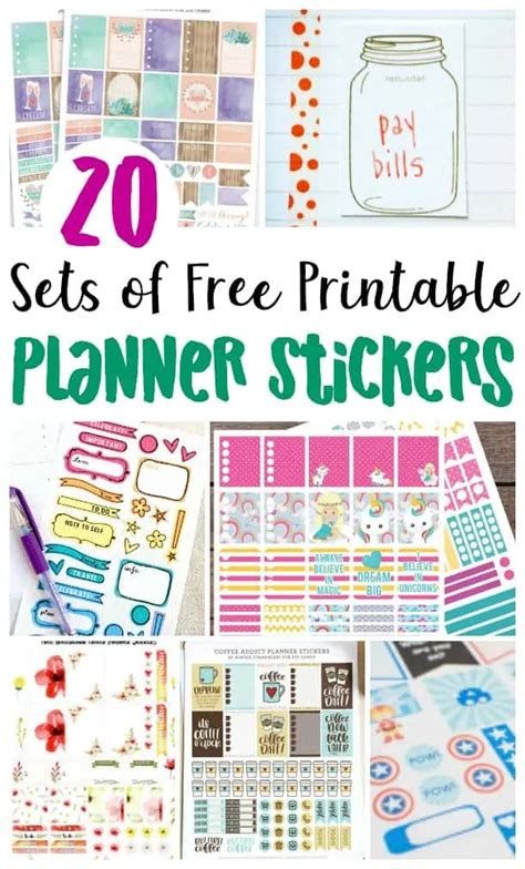 Printable Planner Stickers Free