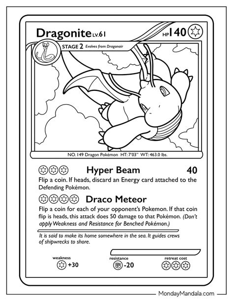 Printable Pokemon Cards To Color