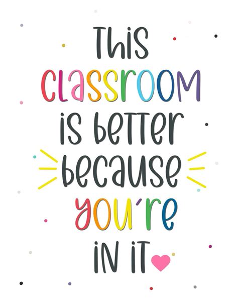 Printable Posters For Classroom