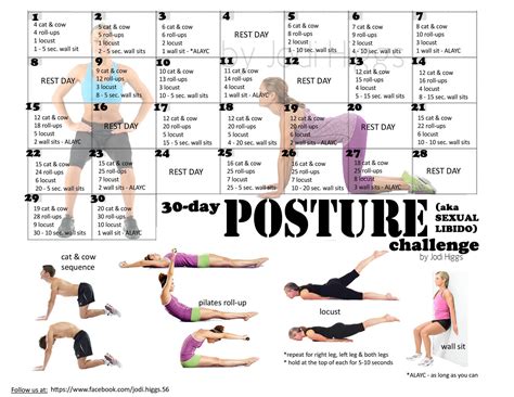 Printable Posture Exercises