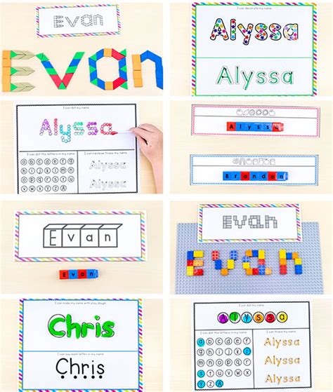 Printable Preschool Name Activities