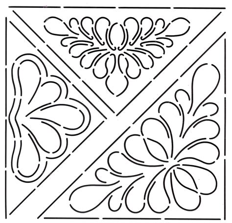 Printable Quilt Stencils