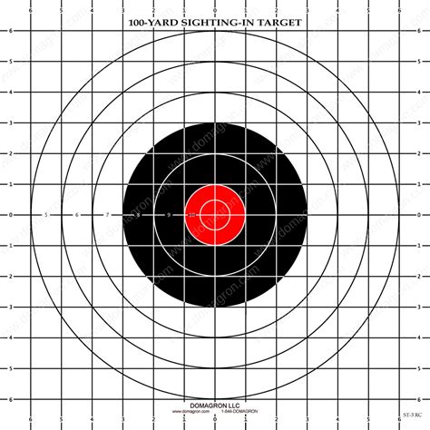 Printable Rifle Sight In Targets