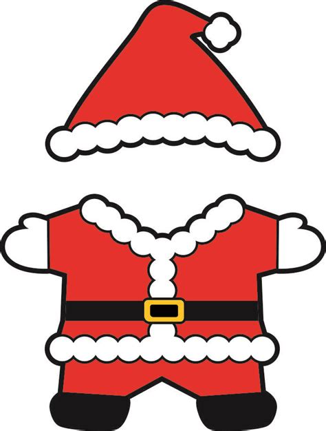 Printable Santa Cut Out Template