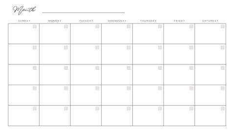 Printable Schedule Calendar