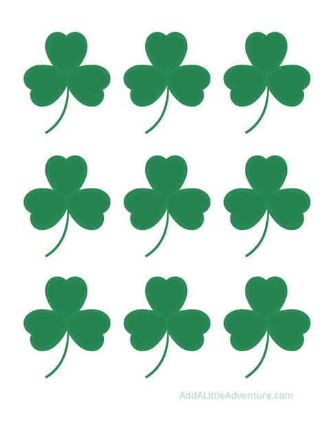 Printable Shamrocks Free