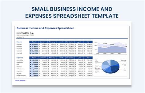 Printable Small Business Spreadsheet For Income And Expenses