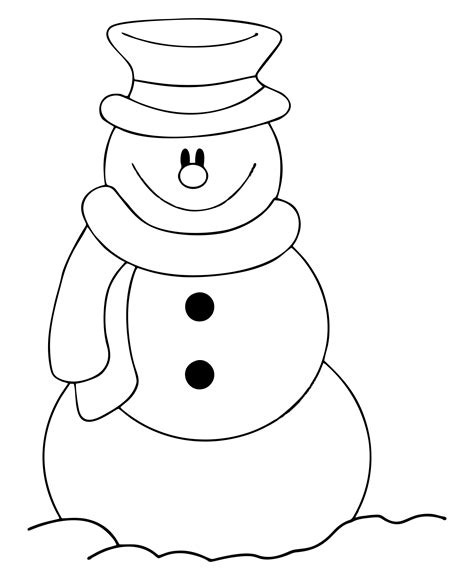 Printable Snowman Images