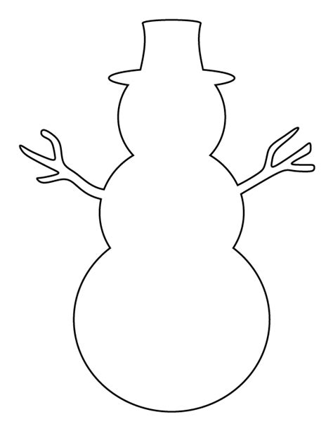 Printable Snowman Patterns