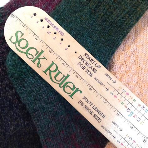 Printable Sock Ruler