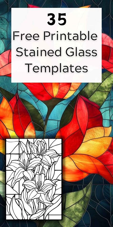Printable Stained Glass Patterns Free