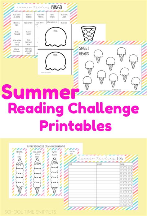 Printable Summer Reading Challenge