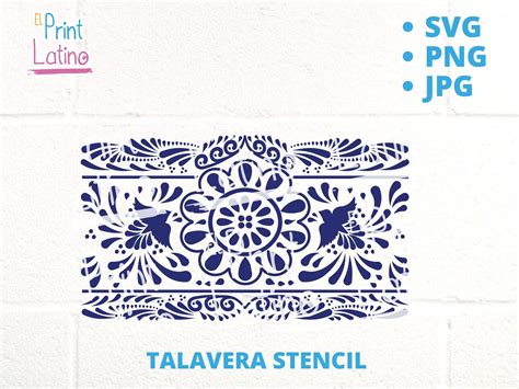 Printable Talavera Stencil