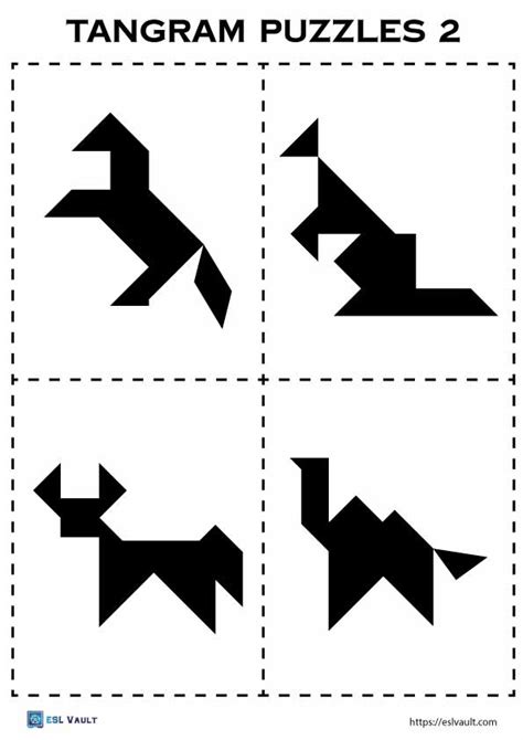 Printable Tangram Puzzles